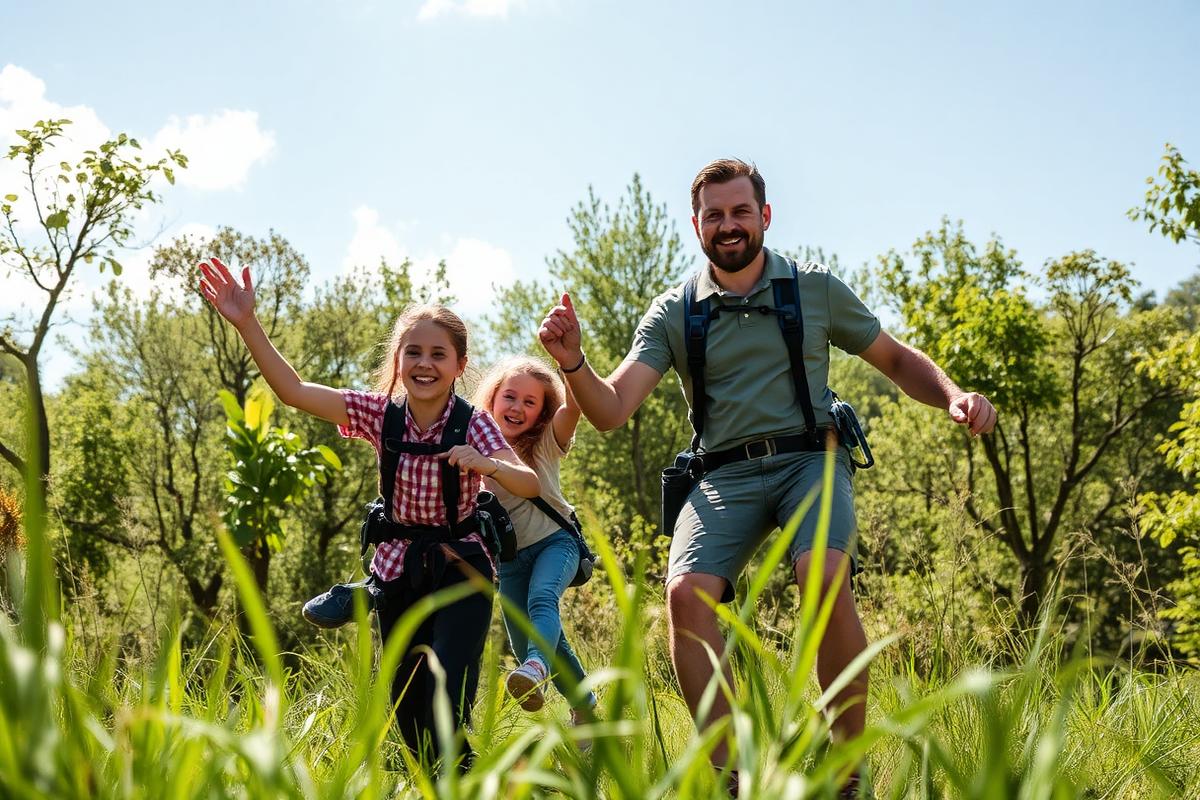 Arvorismo e aventura na natureza perto do Sítio Sustentável